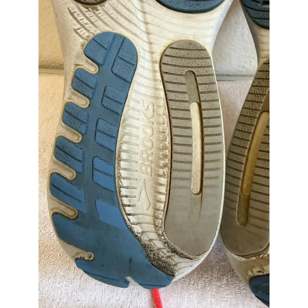 Brooks Glycerin 21 Mens Size 12.5 D Oyster Orchid Bouquet Running Shoes Sneakers